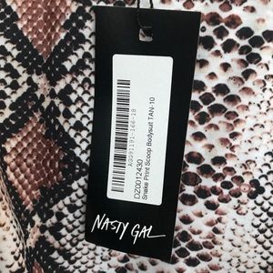Snake print bodysuit! NWT